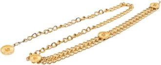 Chanel Pre-owned Metal belts - Dames - Vintage Accessoires - Geel - ONE Size - Vintage