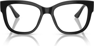 Vogue Eyewear 51mm Square Optical Glasses in Black at Nordstrom