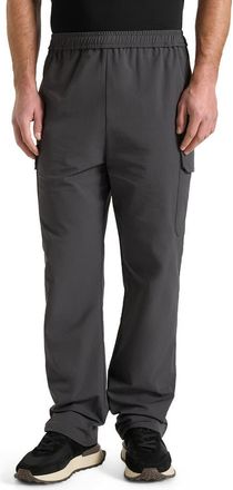 Mani&egrave;re De Voir Rayan Technical Cargo Trousers in Grey at Nordstrom, Size Medium
