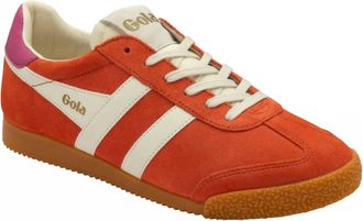 Gola Womens Elan Sneakers In Hot Coral/ Off White/ Fuchsia