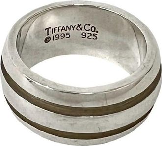 Tiffany & Co. Silver Silver 925 Band Ring (Pre-Owned)