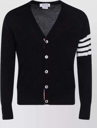 Thom Browne wool v-neck cardigan