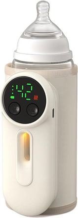 OEM Calentador De Biberones Port&aacute;til - Funciona Con Pilas Usb - Termo Con Indicador De Temperatura - Funda Para Calentar Biberones - Estuche De Transporte