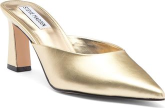 Steve Madden Emmie Pointed Toe Mule in Gold at Nordstrom Rack, Size 6.5