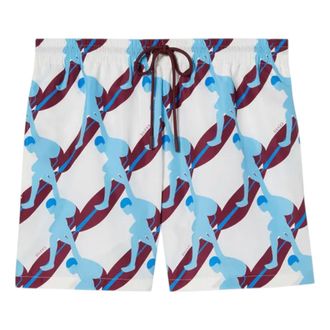 Gucci Technical Poplin Swim Short White Sky 787899-XHAKE-9020