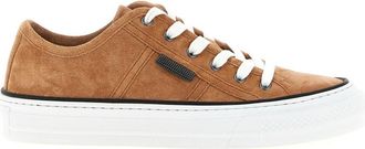 Brunello Cucinelli Brown Lace Up Sneakers