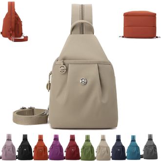 Generic 2026 Premium 3 in 1 Anti-Theft Travel Tote Bag, Waterproof 2-Way Commuter Bag, Large Capacity bag with Multi-Compartment (Khaki)