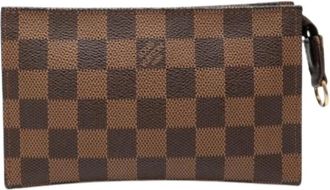 Louis Vuitton Pre-owned Clutches, female, Brown, Size: ONE SIZE Pre-owned Bucket Pouch
