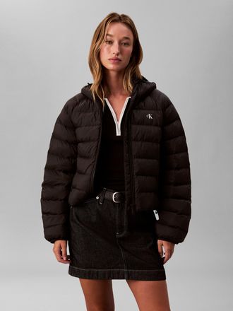 Calvin Klein Jeans Steppjacke CALVIN KLEIN JEANS LGHTWGHT QLTD JCKT P, Damen, Gr. XXL (46), schwarz, Web, Obermaterial: 100% Polyamid, unifarben, klassisch normal, Rundh