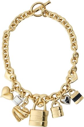 Chlo&eacute; Paddington Halsketting - Dames - Kettingen - Geel - ONE Size - Leer - Accessoires