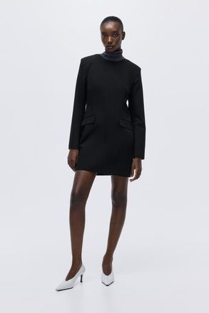 H&M Short Dress in Black at Nordstrom, Size Xx-Small