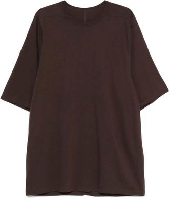Rick Owens Dark Brown Solid T-Shirt