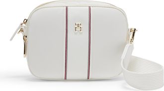 Tommy Hilfiger Womens Poppy Wide Strap Camera Bag, Off-White (Ecru Corp), One Size