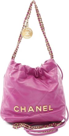 Chanel Borsa a spalla Chanel 22 con catena 2021 - Viola