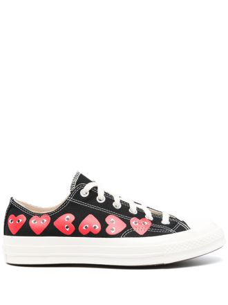 Comme Des Garçons Comme des Garçons spielen Multi -Herz CT70 Low Top