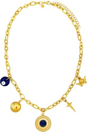 Petit Moments 18K Plated Stainless Steel Charm Necklace