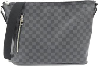 Louis Vuitton Graphite Coated Canvas Shoulder Bag (Pre-Owned)