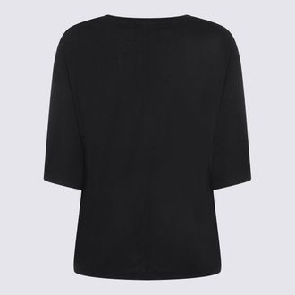 Thom Krom Womens Top Black Modal Si Ea