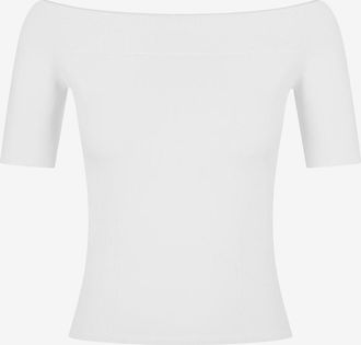 Alexander McQueen Schulterfreies Stricktop