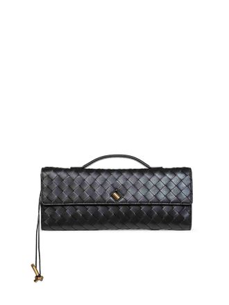 Bottega Veneta Andiamo Clutch - Black