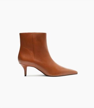 Schutz Womens Mikki Mid Booties In Miele