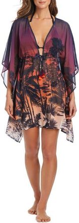 Bleu Rod Beattie Semisheer Cover-Up Caftan in Multi at Nordstrom, Size Medium