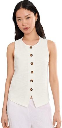 Sanctuary Nothing Extra Knit Vest Womens Clothing Chalk : LG (US 10-12)