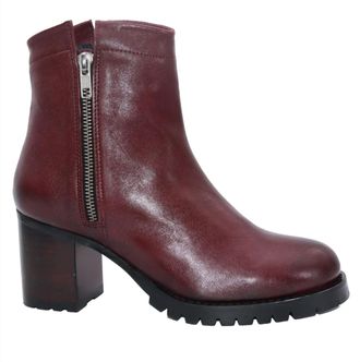 Eric Michael Womens Jocelyn Ankle Bootie In Bordeaux