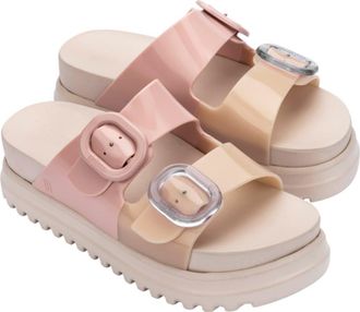 Melissa Cozy Platform Sandal in Beige/Pink at Nordstrom, Size 10