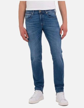 Replay Mens Replay Grover Straight Fit Denim Jeans 009 - Blue - Size: 36/32