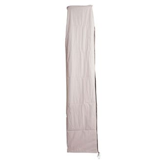 Hhg Nunca Usado] Funda Protectora Hhg Para Sombrilla Voladiza De Hasta 4,3 M (3x3 M), Funda Con Cremallera, Gris Crema