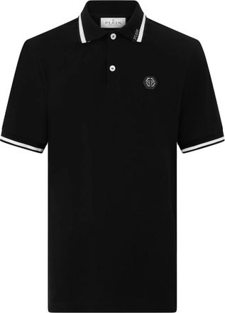 Philipp Plein Polo Shirt Ss Logo - Tops - Hombre - Negro - 4XL