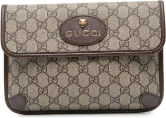 Gucci Pre-owned Belt Bags, female, Beige, Size: ONE SIZE Pre-owned Gucci GG Canvas Crossbody Bag