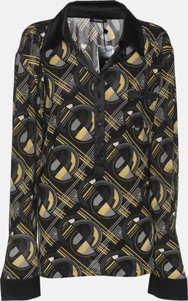 Elena Miro Multicolor Printed Jersey Full Sleeve T-Shirt
