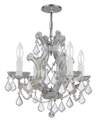 Crystorama 4-Light Maria Theresa Chandelier With Swarovski Crystals