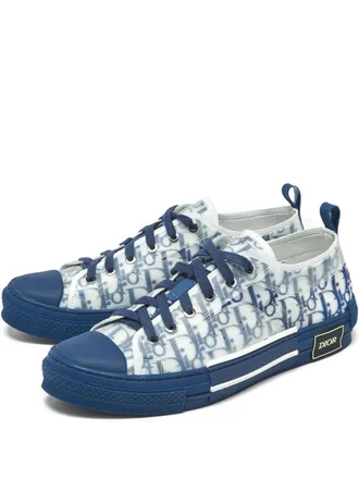 Dior B23 Oblique lace-up sneakers - Blue