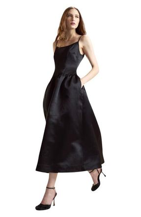 Cynthia Rowley The Genevive Silk Dress in Black at Nordstrom, Size 6