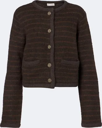 Altuzarra Giacca Mack in misto alpaca a righe