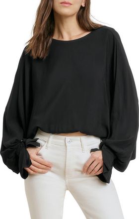 Favorite Daughter Making Me Blush Top in Black at Nordstrom, Size Xx-Small