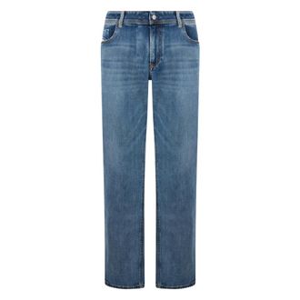 Diesel Straight Jeans, male, Blue, Size: W40 Straight Jeans in Versatile Denim