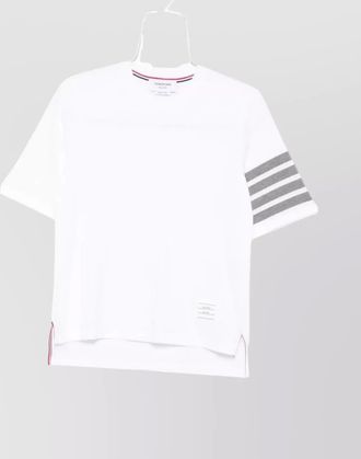 Thom Browne short sleeve t-shirt w/ 4 bar stripe
