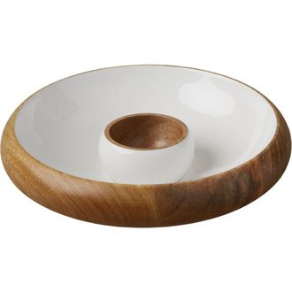 Be Home Madras Curva Chip & Dip Bowl Set in Natural at Nordstrom