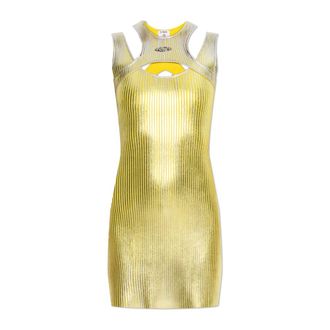 Casablanca Korte Bodycon Jurk - Dames - Korte kleedjes - Geel - S - Kleedjes