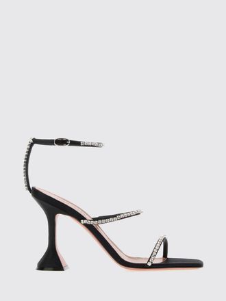 Amina Muaddi Heeled Sandal Woman color Black