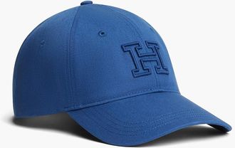 Tommy Hilfiger Mens Embroidered H-Logo Baseball Cap - Petrol Blue