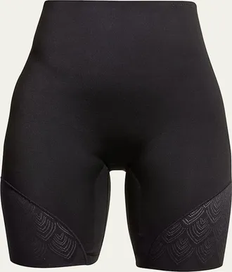Chantelle Microfiber & Lace High-Waist Thigh Shaper