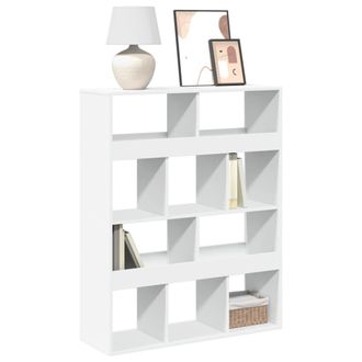 Berkfield Home Bookcase White 100x33x125.5 cm Engineered Wood