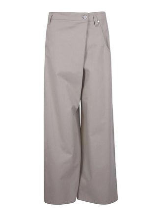 Brunello Cucinelli Wide Leg Asymetrica Pants