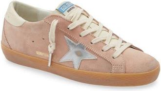 Golden Goose Super-Star Sneaker in Camelia Pink/Silver/Cream at Nordstrom, Size 10Us
