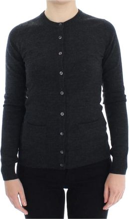 Dolce & Gabbana Elegante grijze wollen vesttrui - Dames - Vesten - Grijs - XS - Wol - Truien & Vesten